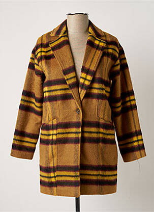 Palton lung maro LPB femeie