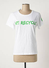 Tricou alb SAVE THE DUCK femme
