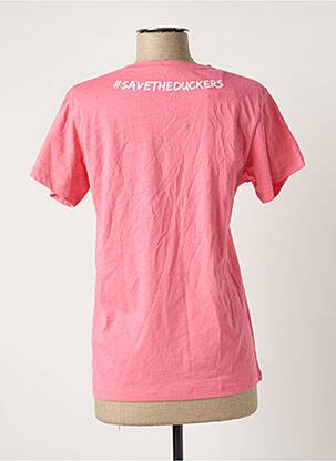 Tricou roz SAVE THE DUCK femeie