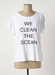 Tricou alb SAVE THE DUCK femme
