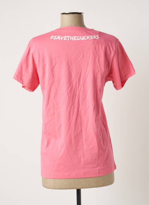 Tricou roz SAVE THE DUCK femme
