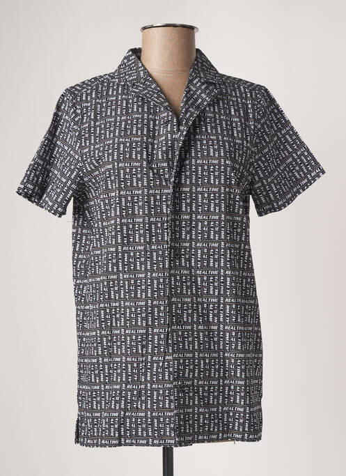 Cămașă cu mâneci scurte negru DYJCODE BY DENNIS PRAET  bărbat