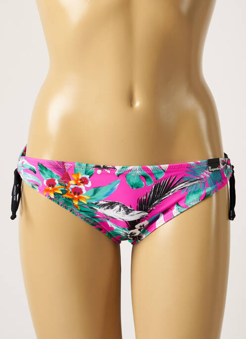 Chiloți de baie violet SUPERDRY femeie