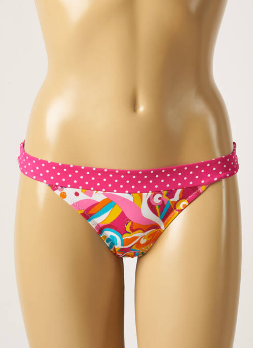 Chiloți de baie roz VERO MODA femeie