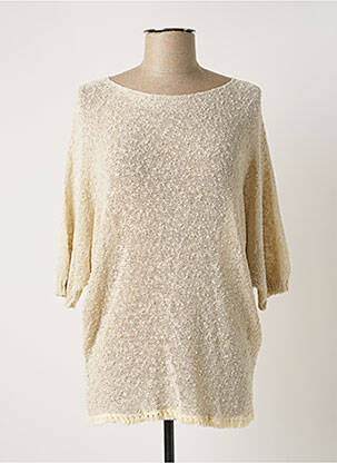 Pulover tunică bej BELLITA femeie