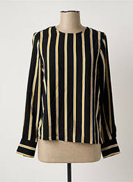 Bluză imprimeu fantezie mâneci lungi negru VERO MODA femme