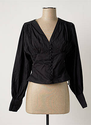 Cămașă croială cambrată mâneci lungi negru ASTRID BLACK LABEL femeie