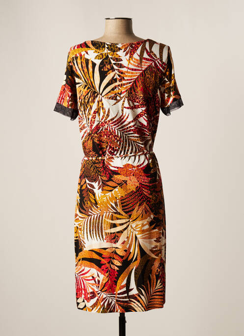 Rochie midi portocaliu CHRISTINE LAURE femeie