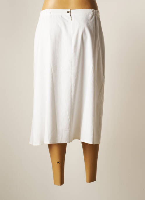 Fustă midi alb GEVANA femeie