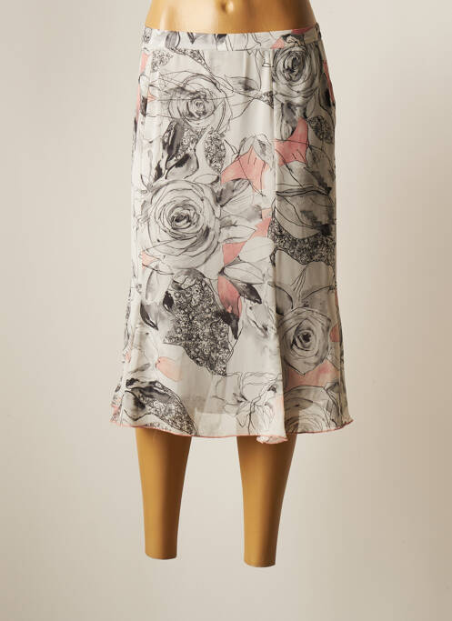 Fustă midi gri FRANCE RIVOIRE femeie