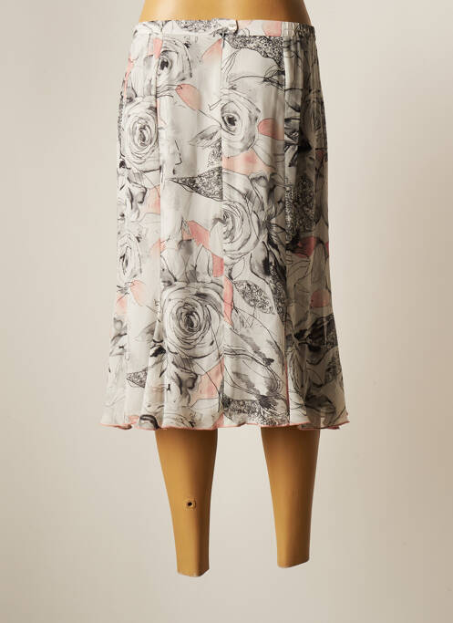 Fustă midi gri FRANCE RIVOIRE femeie