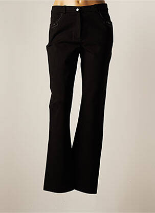 Pantalon drept negru CHRISTINE LAURE femeie