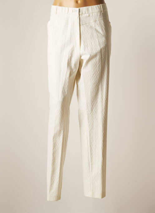 Pantalon slim alb JEAN GABRIEL femeie