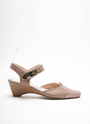 Sandale/Pantofi decupați bej SWEET femeie