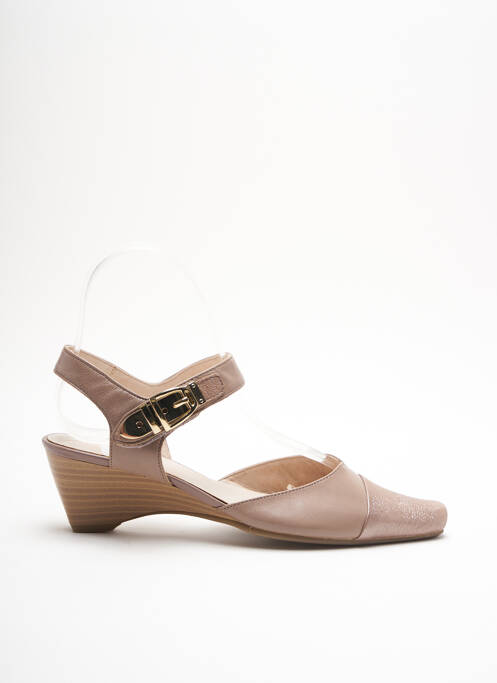 Sandale/Pantofi decupați bej SWEET femeie