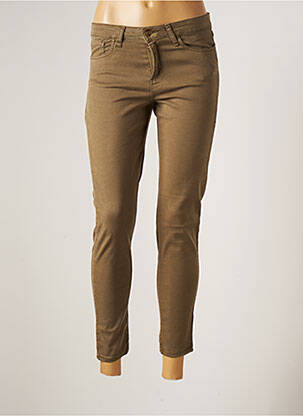 Pantalon slim elasticitate mărime normală verde LCDN femeie