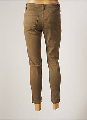 Pantalon slim elasticitate mărime normală verde LCDN femeie