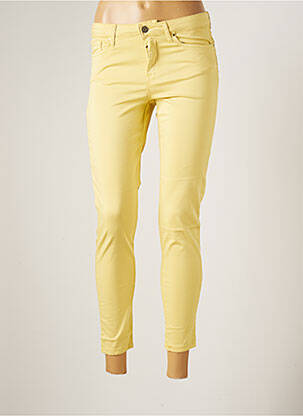 Pantalon slim galben LCDN femeie