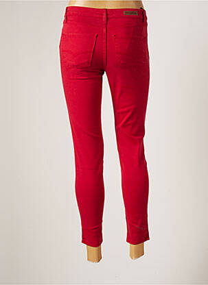 Pantalon slim elasticitate mărime normală roșu LCDN femeie