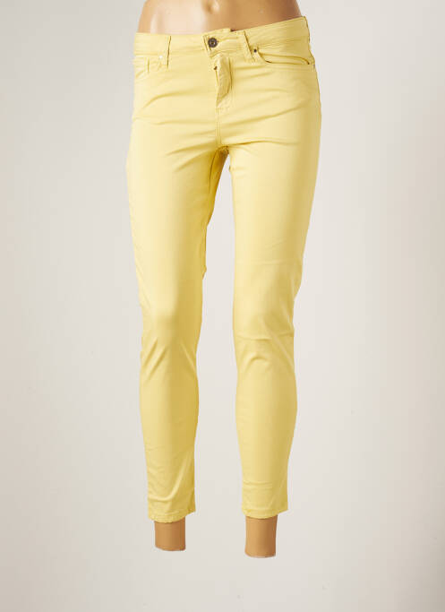Pantalon slim galben LCDN femeie