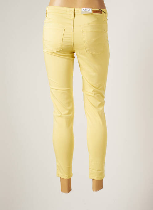 Pantalon slim galben LCDN femeie