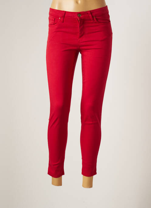 Pantalon slim roșu LCDN femeie