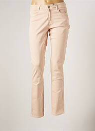 Pantalon slim țesătură poplin mărime normală roz JENSEN femme