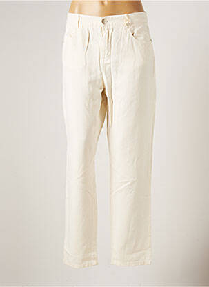 Pantalon larg bej LOLA ESPELETA femeie