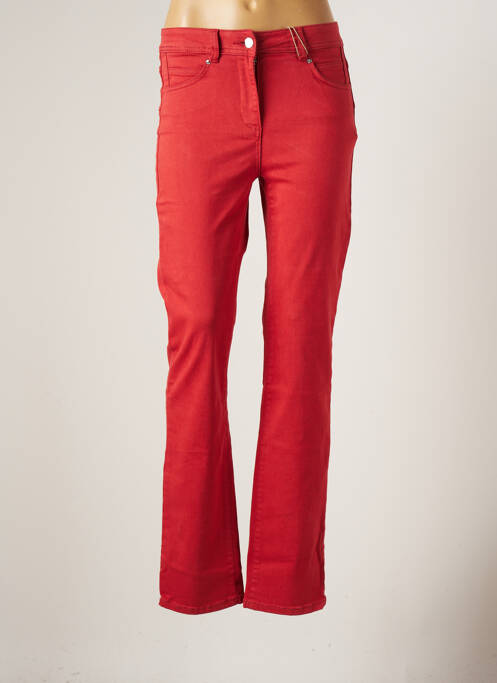 Pantalon slim elasticitate mărime normală roșu DIANE LAURY femme