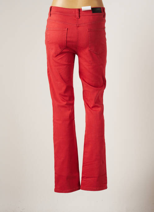 Pantalon slim elasticitate mărime normală roșu DIANE LAURY femme