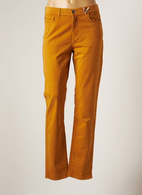 Pantalon slim galben IMPAQT femeie