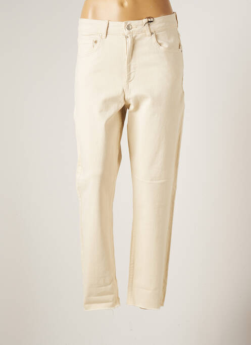 Blugi croială Mom bej B.YOUNG femeie