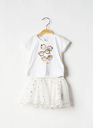 Set fustă alb MAYORAL fată