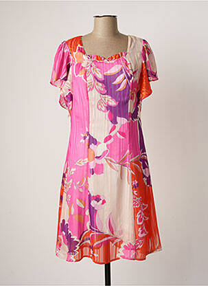 Rochie midi roz GREGORY PAT femeie