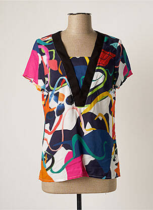 Top albastru PAUSE CAFE femeie