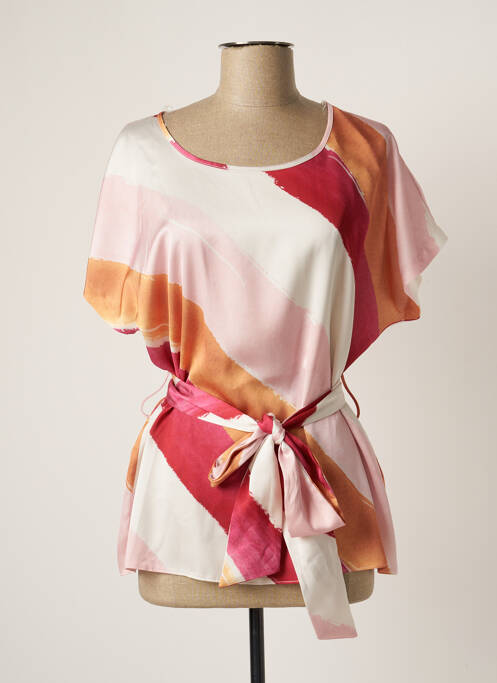 Tunică mâneci scurte roz GREGORY PAT femeie