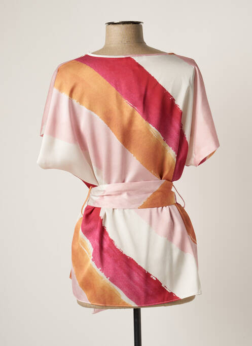 Tunică mâneci scurte roz GREGORY PAT femeie