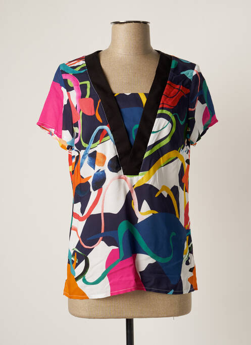 Top albastru PAUSE CAFE femeie