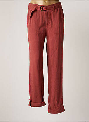 Pantalon drept portocaliu FRED SABATIER femeie