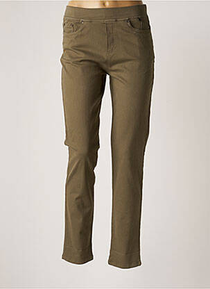 Jegging verde ANNA MONTANA femeie