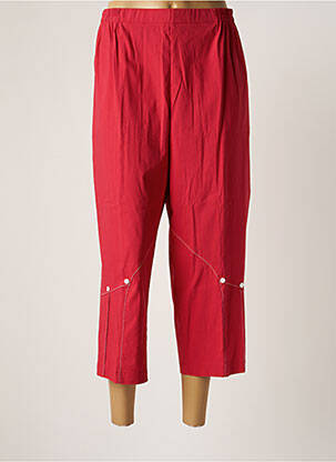 Pantalon trei sferturi roșu GEVANA femeie