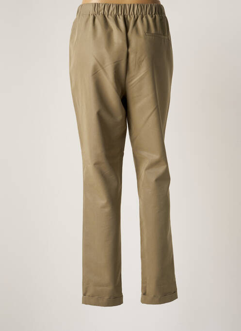 Pantalon slim verde JULIE GUERLANDE femeie