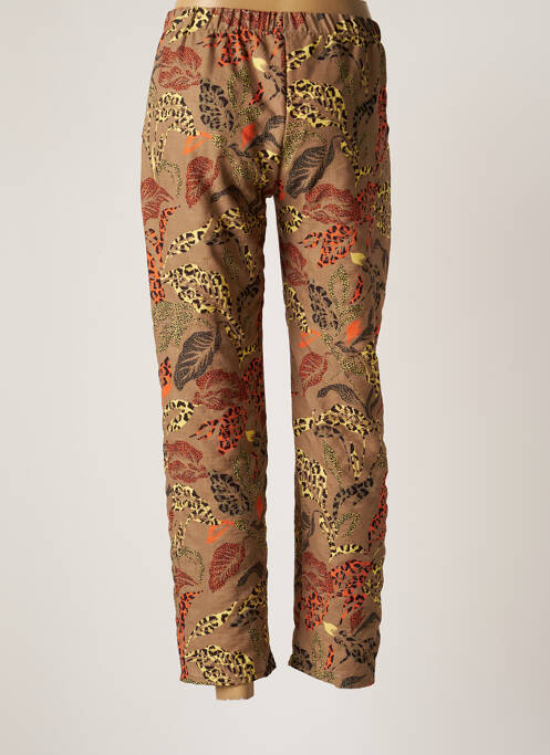 Pantalon drept maro AZAY femeie