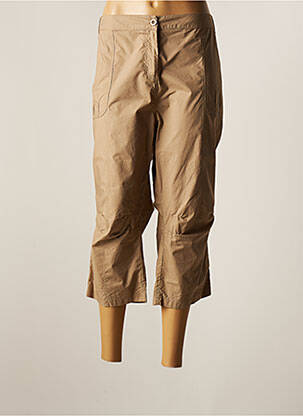 Pantalon trei sferturi maro GRIFFON femeie