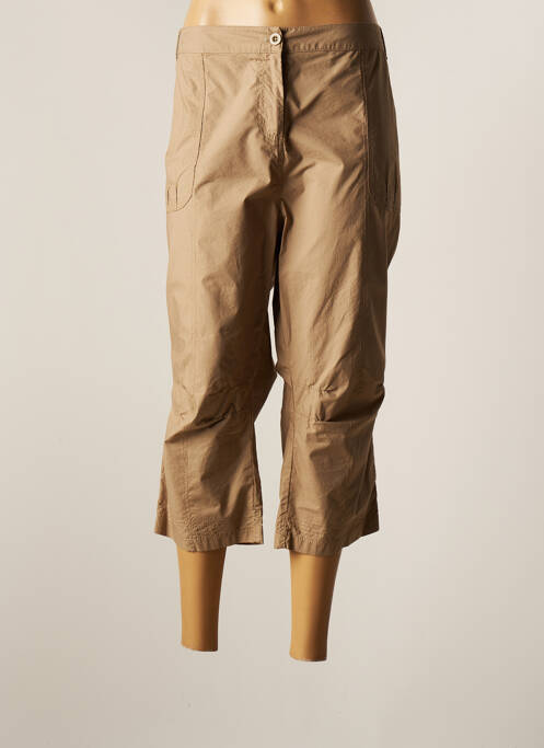 Pantalon trei sferturi maro GRIFFON femeie