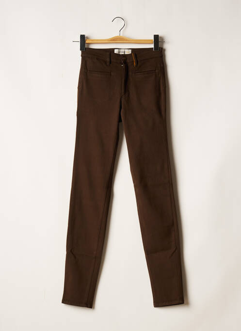 Pantalon slim maro COUTURIST femeie