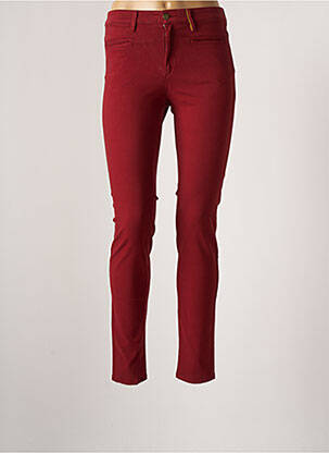 Pantalon slim roșu COUTURIST femeie