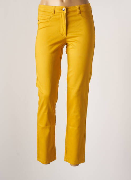 Pantalon slim galben BARBARA LEBEK femeie