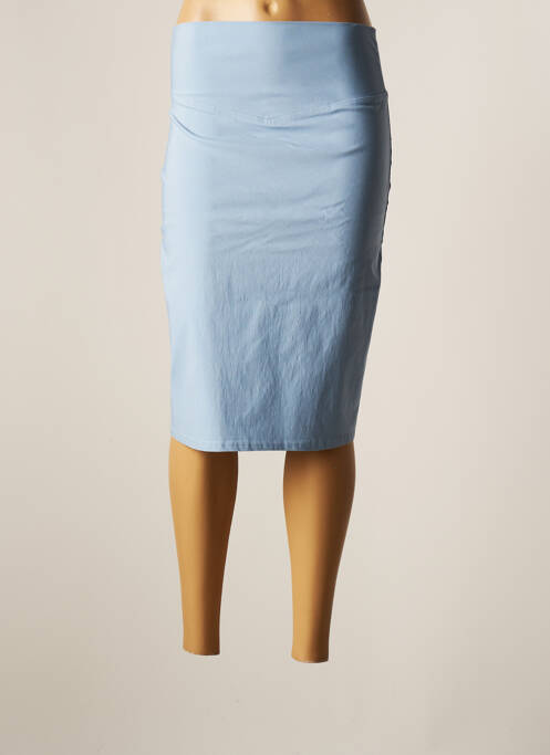 Fustă midi albastru MODE DE PARIS femeie