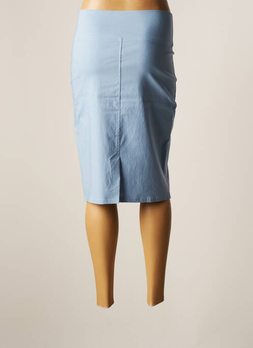 Fustă midi albastru MODE DE PARIS femeie